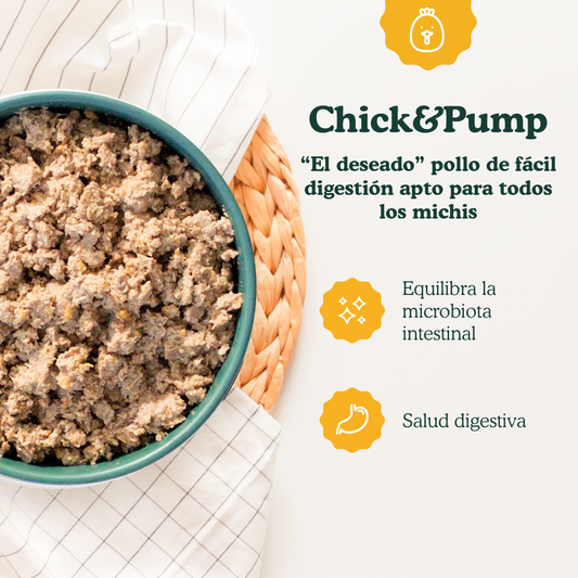 Chick&Pump - menú de pollo para gatos 200g