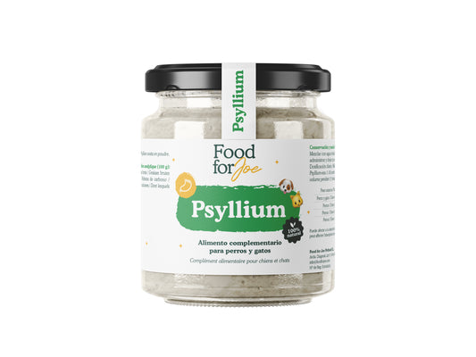 Cáscara de psyllium en polvo formato frasco - Suplemento 100% natural para perros y gatos