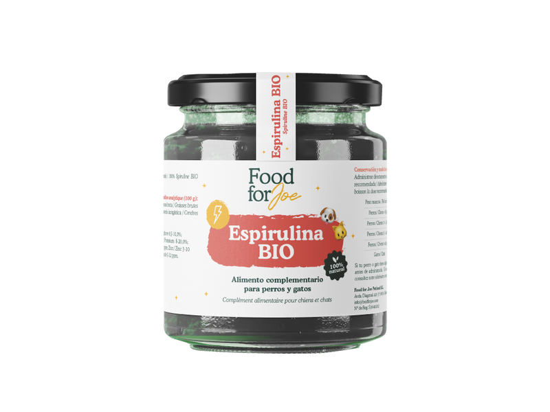 Espirulina BIO Food for Joe - Suplemento natural para perros y gatos