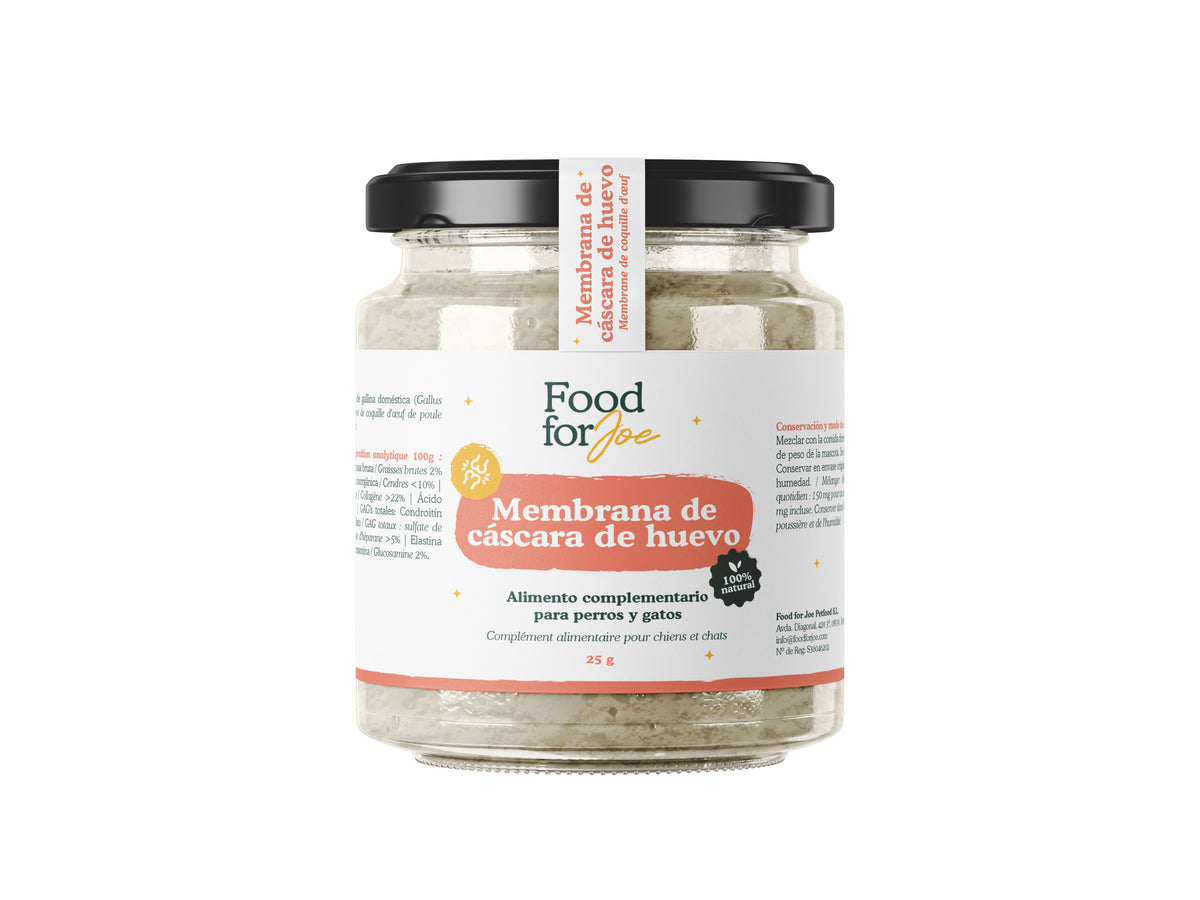 Membrana de cáscara de huevo - Suplemento 100% natural para perros y gatos