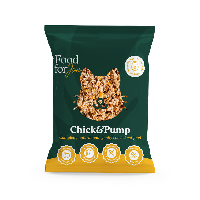 Chick&Pump - menú de pollo para gatos 100g