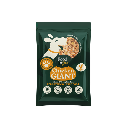 Giant Pollo 1200 gr - Receta de pollo para perros medianos y grandes