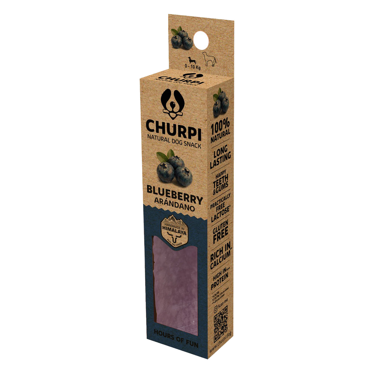 Churpi sabor arándano para perros – Snack natural 130g
