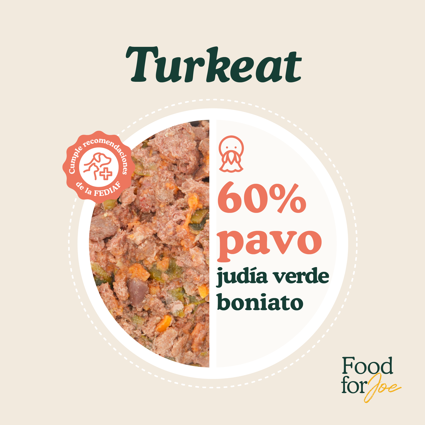 Turkeat - menú de pavo para perros 400g