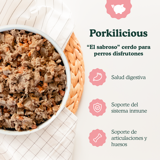Porkilicious - menú de cerdo para perros 800g