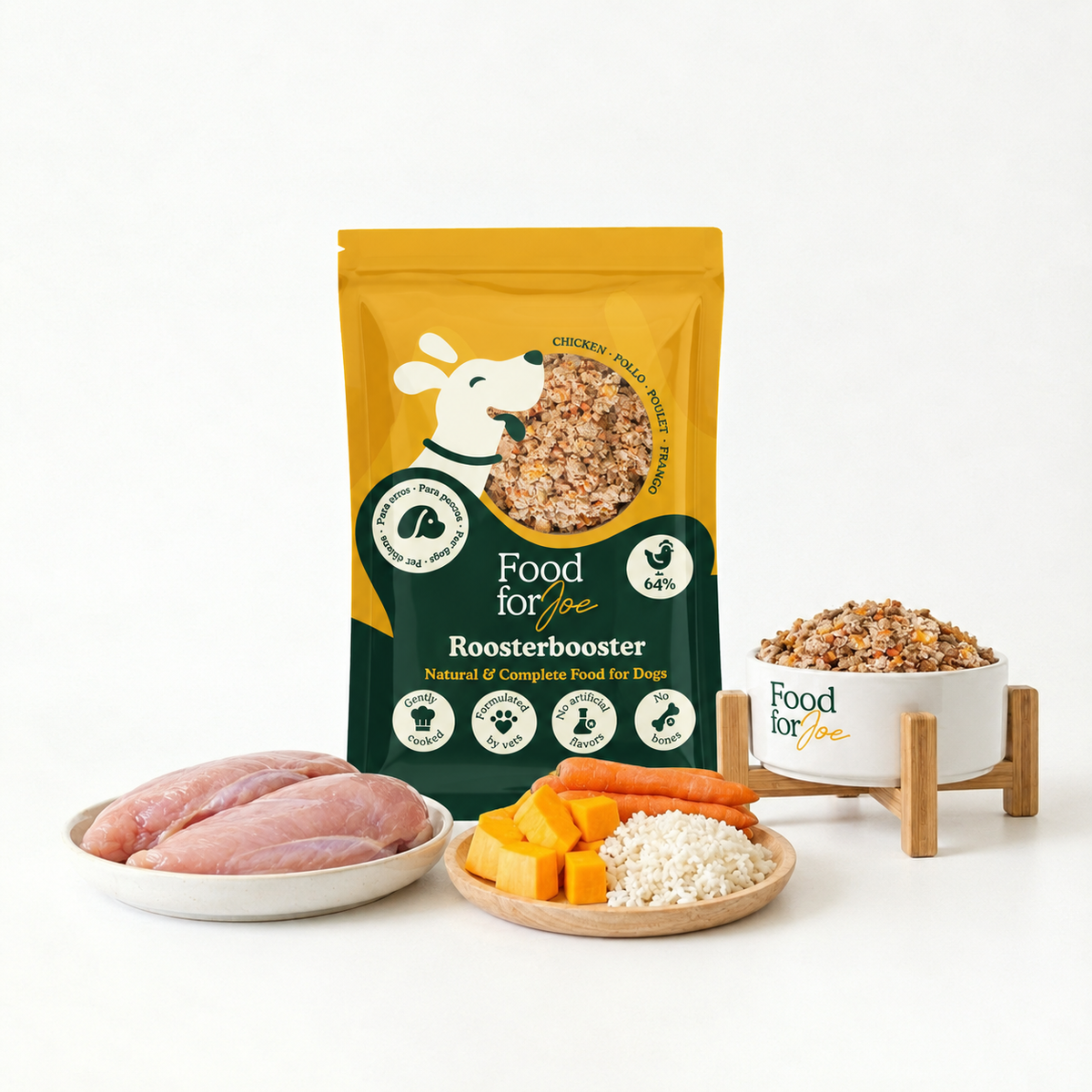 Roosterbooster - menú de pollo para perros 400g