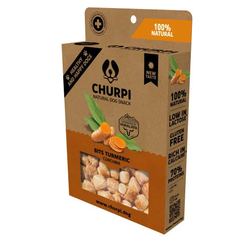 Churpi Snacks crujientes con Curcuma