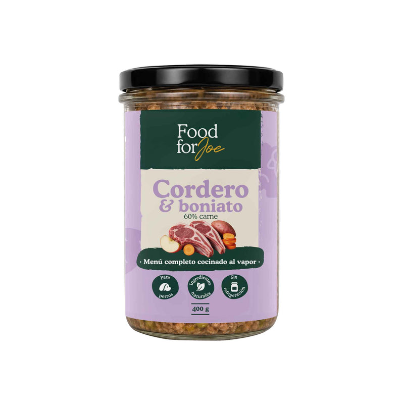 Cordero y Boniato – Menú completo cocinado al vapor (pack 6)