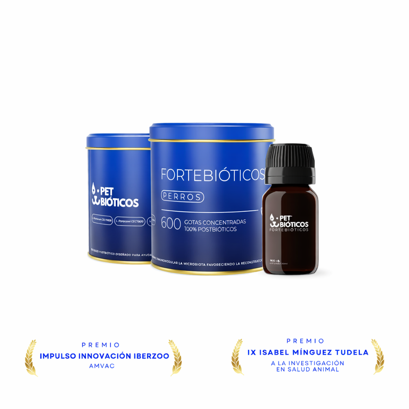 Fortebióticos Gotas Postbióticas para Perro 30 ml 600 Gotas