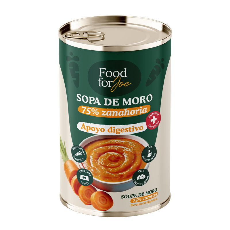 Sopa de moro - 75% zanahoria - Apoyo digestivo - 390g