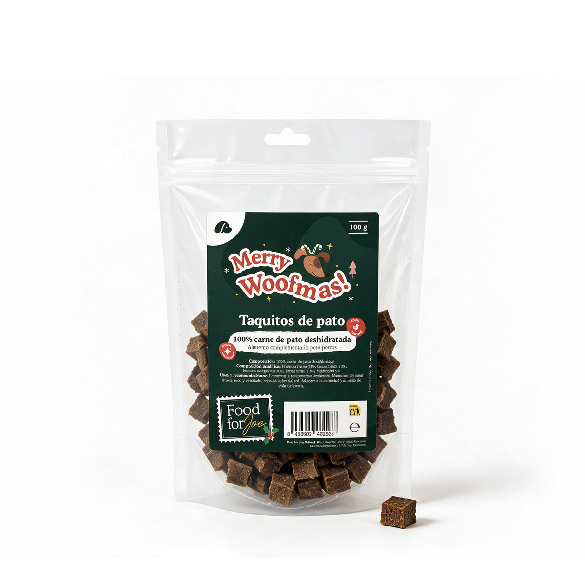Snack Navideño Taquitos de pato 100% - 100g
