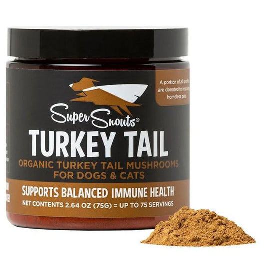 Super Snouts Turkey Tail - Sistema inmune para perros y gatos